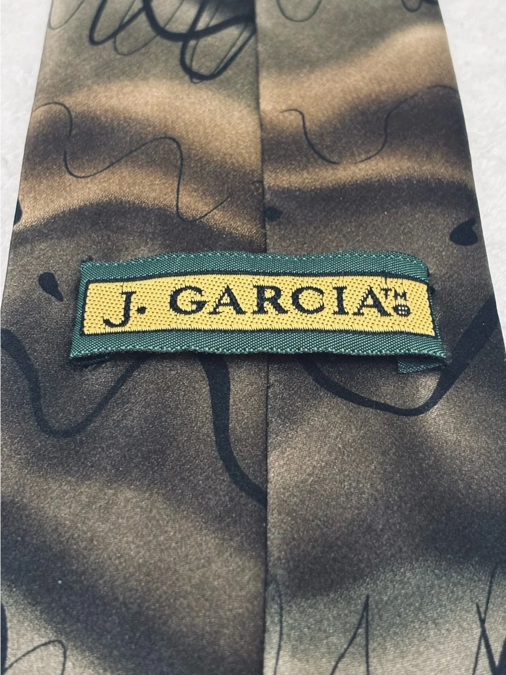 Brand New Stylish Tie By J. Garcia - Tie Width Is 3 1/2 Inches